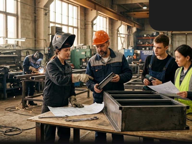 Команда сотрудников магазина Jack & Jane в Абакане совместно работает над новым проектом